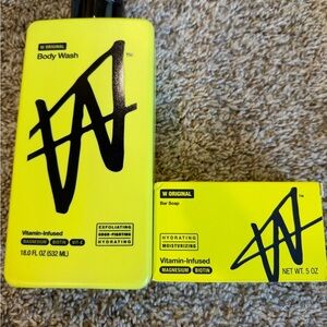 W by Jake Paul Body Wash and Bar Soap Set